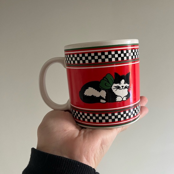 Vintage Potpourri Press ceramic cat mug - Picture 2 of 5